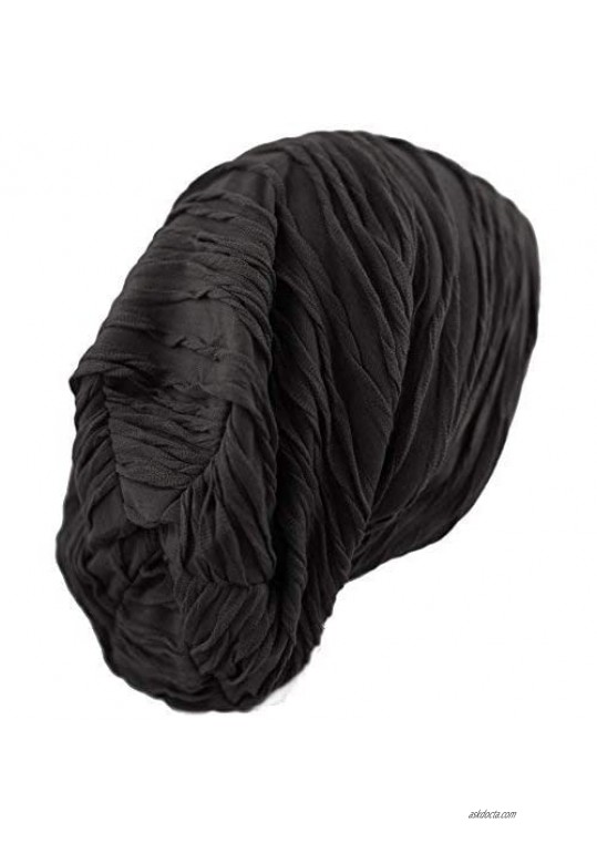 The Hat Depot All Kinds of Long Slouchy Baggy Wrinkled Oversized Beanie Winter Hat