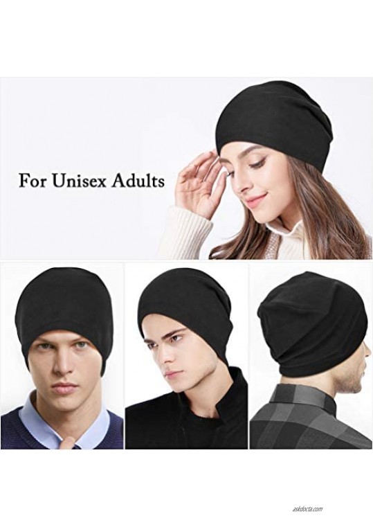VBIGER Cotton Slouchy Beanie Hats for Men Women Chemo Headwear Baggy Skull Cap Summer Winter Knit Hat