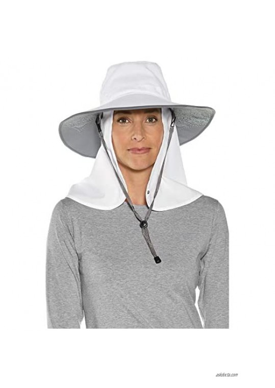 Coolibar UPF 50+ Trailhead Hat Drape - Sun Protective