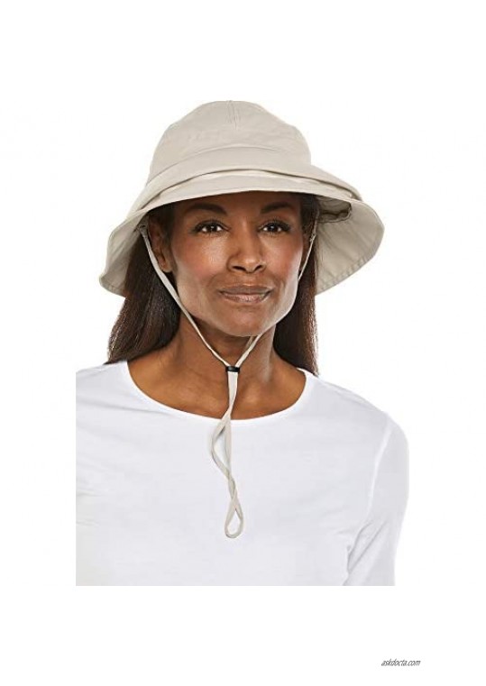 Coolibar UPF 50+ Women's Tatum Convertible Explorer Hat - Sun Protective