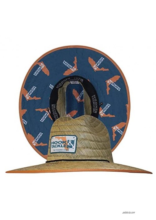 Hook & Tackle Florida Tag Lifeguard | Stretch Hat | Straw Hat