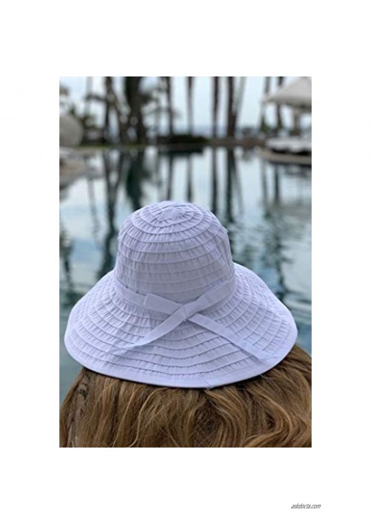 Packable Hat for Women with Large Heads Extra Large UPF50 Summer Hat-Travel Hat