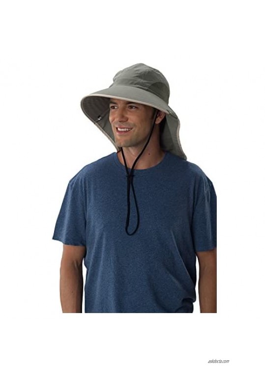 Sun Protection Zone Unisex Lightweight Adjustable Outdoor Floppy Sun Hat (100 SPF UPF 50+)