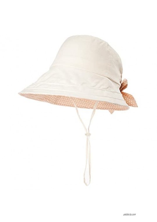 UPF50+ Summer Sunhat Bucket Packable Breathable Wide Brim Hats w/Chin Cord for Women