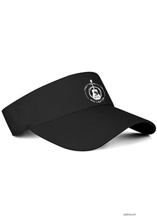 C.-F.-Martin-Guitar-White- Sun Visor Snapback Hats Caps for Women's Kids