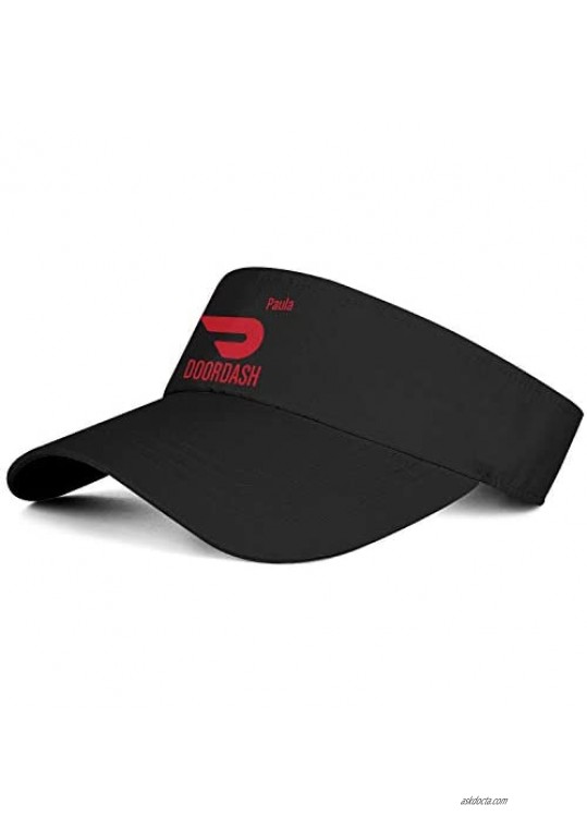 Doordash-Delightful-Deliver- Sun Visor Snapback Hats Caps for Women's Girls