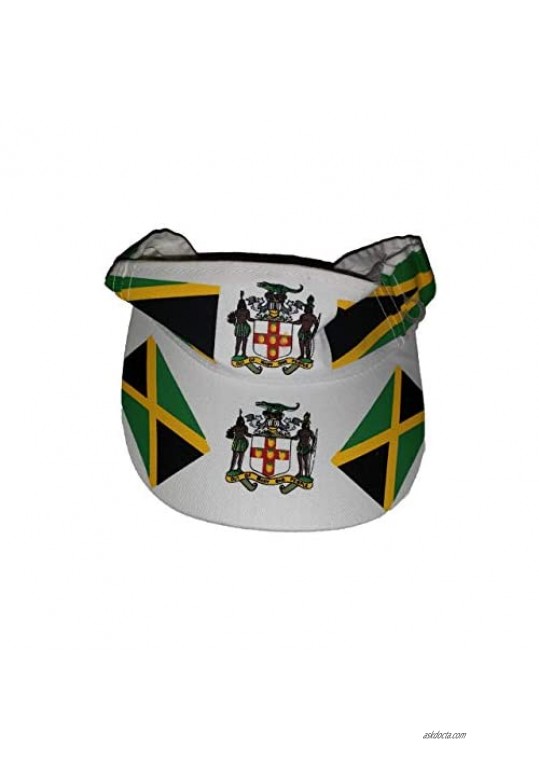 Jamaican Flag Sun Visor - Sun Visor