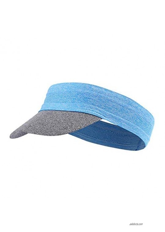 Ligart Women's Soft Visor Women Headwrap with UV Sun Protective Sun Visor Hat