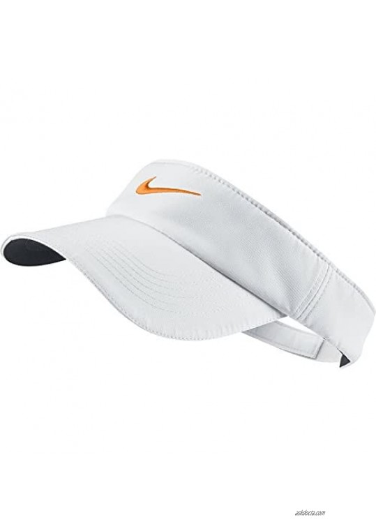 Nike Golf Women's Tech Visor White/Orange Horizon One Size Fits All