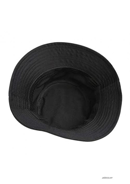PZX1586 Women's Men's Trend Front Bucket Hat Costco-Wholesale-Logos- Beach Cap