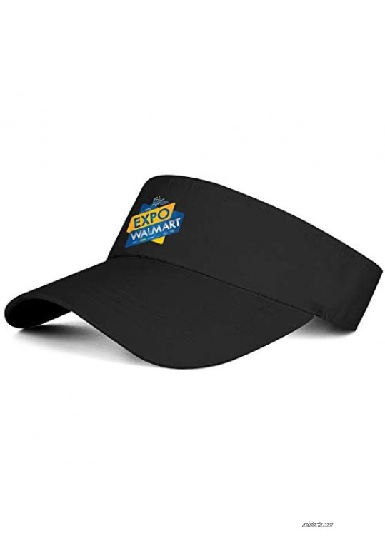 Walmart-3d-logo- Sun Visor Snapback Hats Caps for Mens Kids