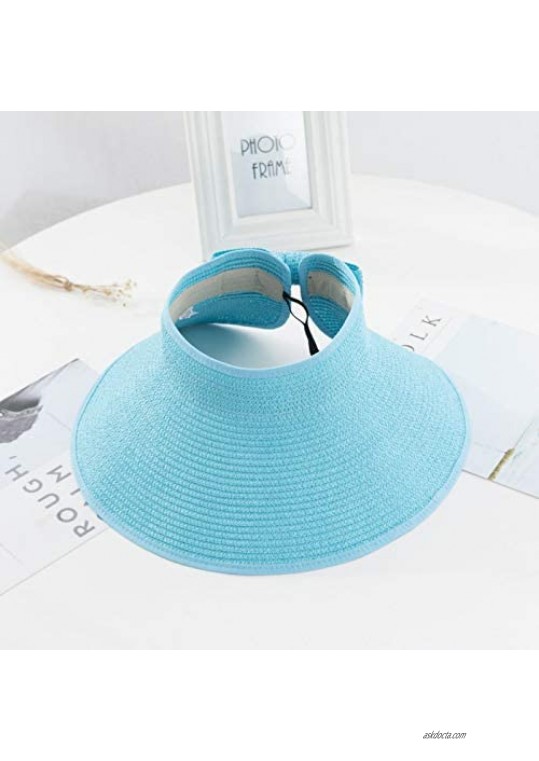 Women's Rollable Drafting Hat Sun Hat Beach Hat Outdoor Sun Visor Hat