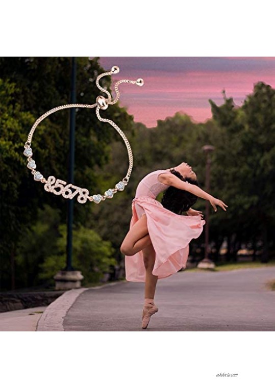 MAOFAED Dance Teacher Gift Dancer Gift Dance Lover Gift &5678 Bracelet Dance Team Gift Dance Jewelry Gift for Dance Instructor