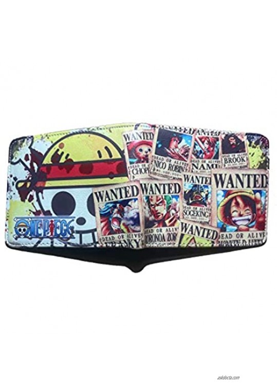Feellawn One Piece Bi-Fold wallet Large Capacity Straw Hat Group
