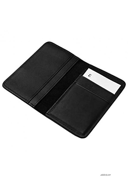 Holden Card Wallet by Everyman Limited Edition Full Grain Leather Slim Wallet for Men Black Finish