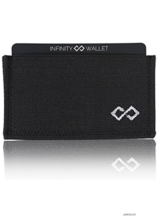 Infinity Wallet Men's Minimalist Wallet (Silver)