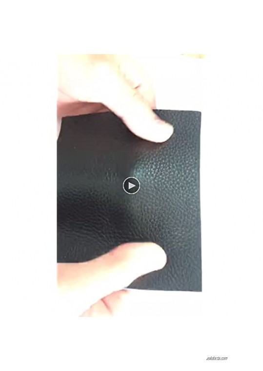 Krone Kalpasmos Card Wallet Genuine Leather Slim Front Pocket Wallet for Men Bifold RFID Blocking Minimalist Card Holder Wallet