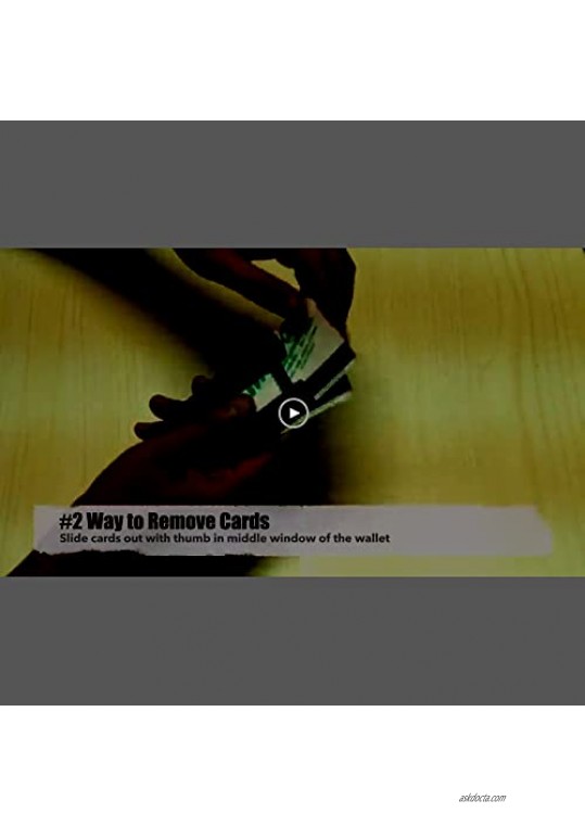 Minimalist Carbon Fiber Slim Wallets for Men & Women Slim Front Pocket Wallet & Credit Card Holder RFID Blocking - 2019 New (Carbon fiber)
