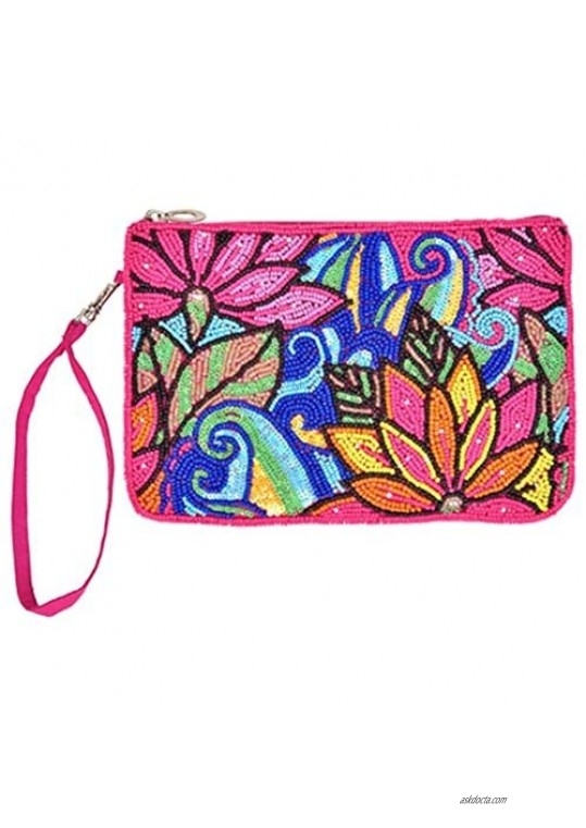 Bamboo Trading Company Clutch  Lotus Collage