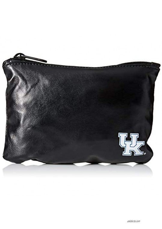 FOCO NCAA Womens Exclusive Team Logo Flats with Clutch