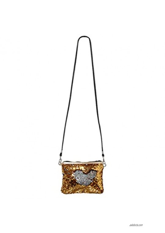 Girls Glitter Sequins Crossbody Purse Women Shoulder Bag Envelopes Clutch Handbags