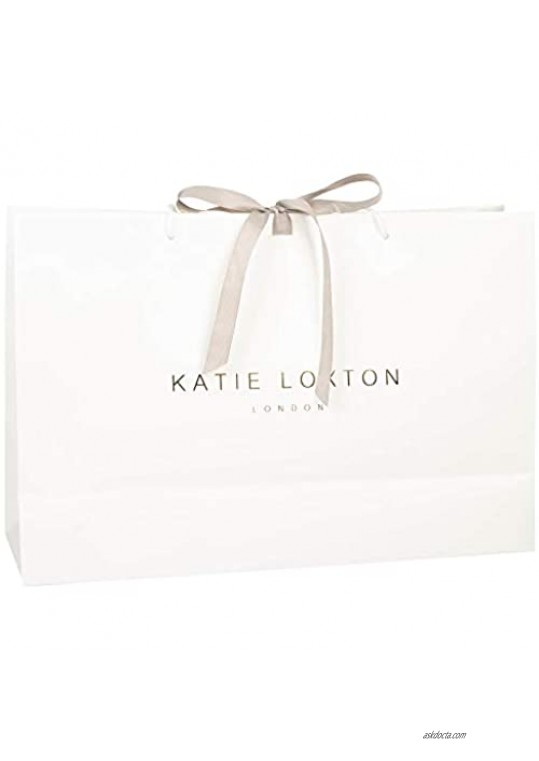 Katie Loxton Polka Dot Ooh La La Pearlescent White Women's Faux Leather Clutch Perfect Pouch