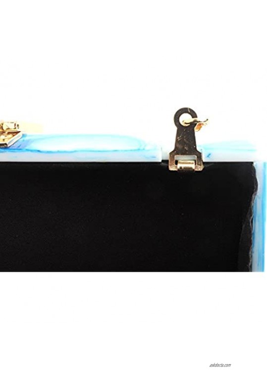 LETODE Women Acrylic Clutch Purse Perspex Box Handbags for Women