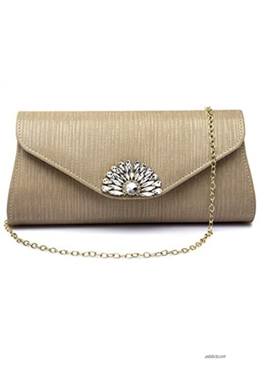 Melody Evening Bags Glass stone Clutch Purses for Women Evening Wedding Party Cocktail Purse Popular Use