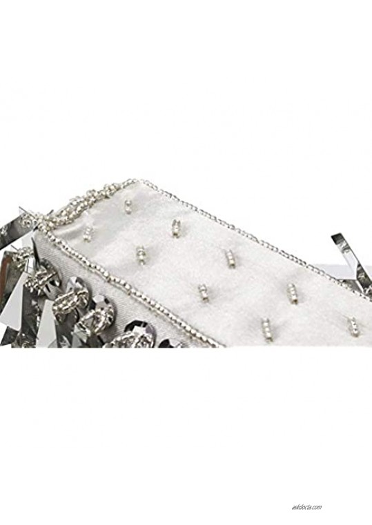 ZIUMUDY Womens Glitter Sequins Beads Clutch Purse Wedding Party Handbag Evening Bags