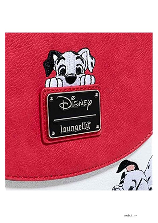 Loungefly Disney 101 Dalmatians Striped Faux Leather Crossbody Bag