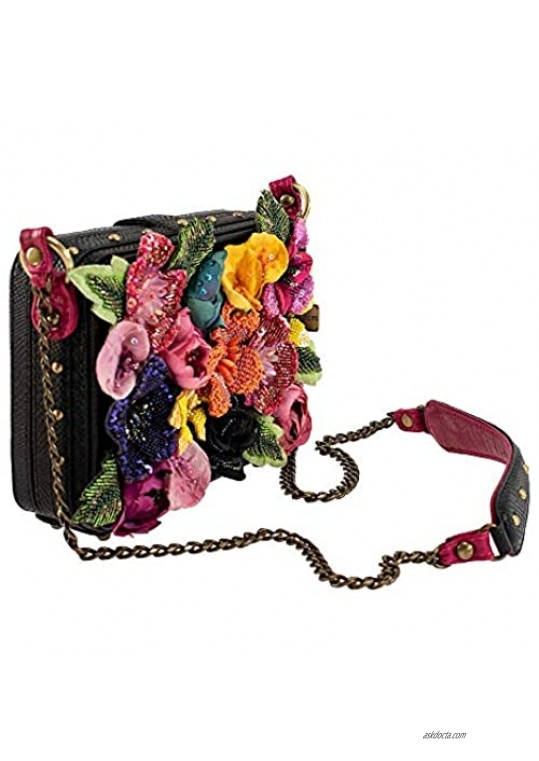 Mary Frances Blooming Beauty Embellished Crossbody Handbag