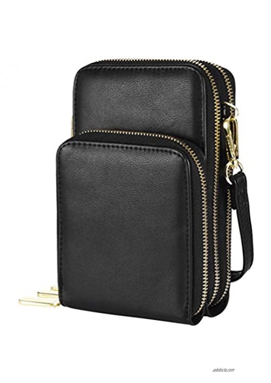 VBIGER Cell Phone Purses for Women Small Crossbody Bags Phone Bag Shoulder Bag with Credit Card Slots