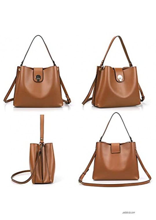 AFKOMST Bucket Bag and Black Purses for Women Hobo Bags Designer Shoulder Handbags Medium