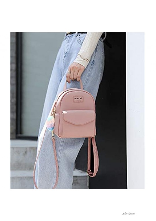Aomiduo Mini Backpack Women Small Crossbody Purse Shoulder Bags Handbag Wallet