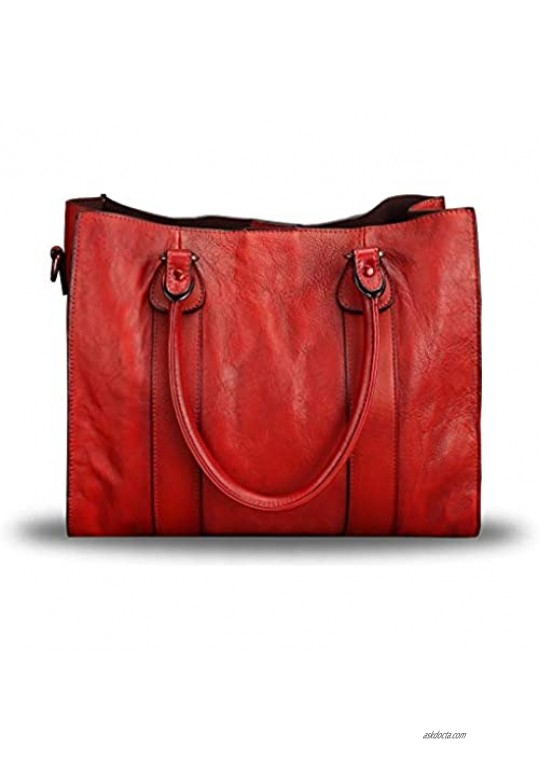 Genuine Leather Satchel Purses Handbags for Women Top Handle Shoulder Bags Lady Crossbody Tote Bags