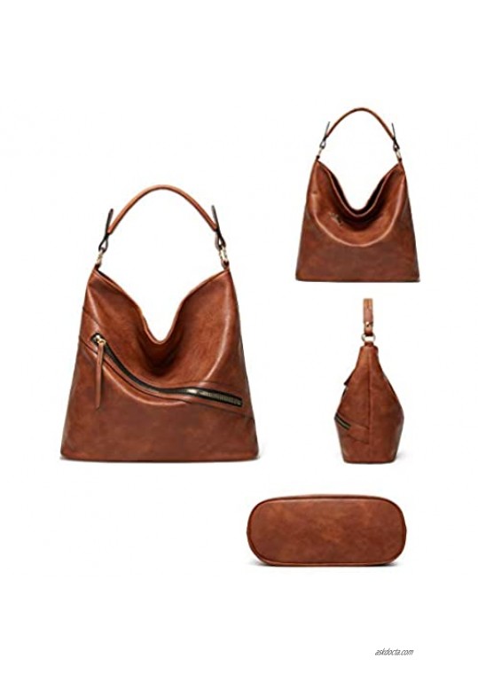 Large Hobo Bags for women Shoulder Bags Soft Vegan Leather Big Tote Handbags Large Purses tassel Work Bags Woman Satchel