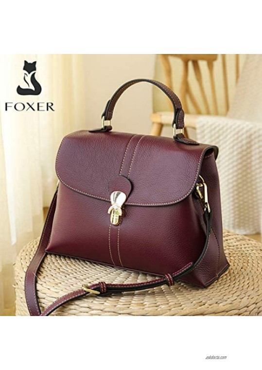 Leather Crossbody Bag for Women Genuine Leather Ladies Designer Satchel Handbag