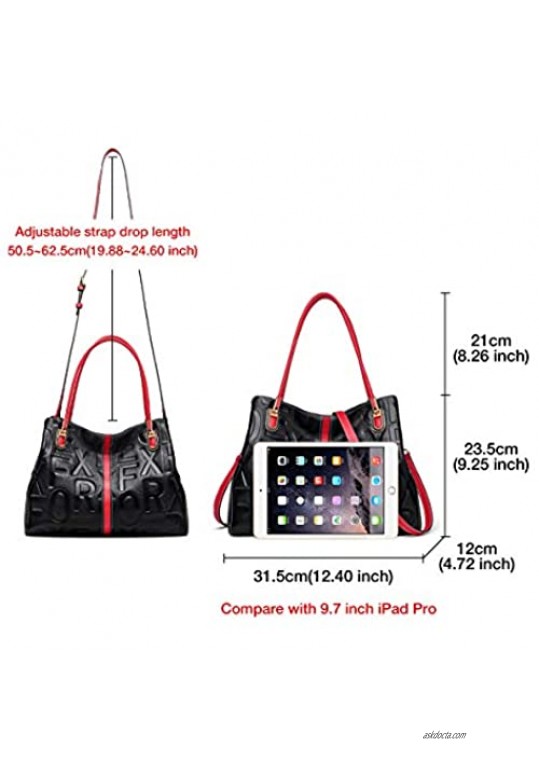 Leather Handbags for Women Genuine Leather Womens Designer Shoulder Purses