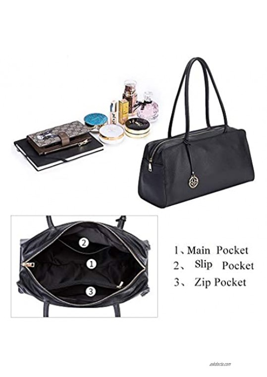 Leather Satchel Handbag for Women Purses and Handbags Top Handle Small Tote Shoulder Bag