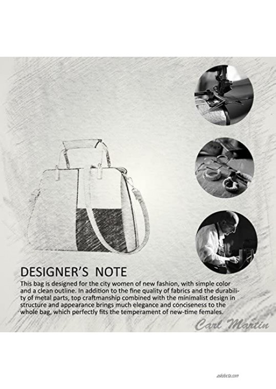 NICOLE&DORIS Women Color Simple Handbags Shoulder Bag Crossbody Messenger Bag Tote Satchel for Lady PU Leather