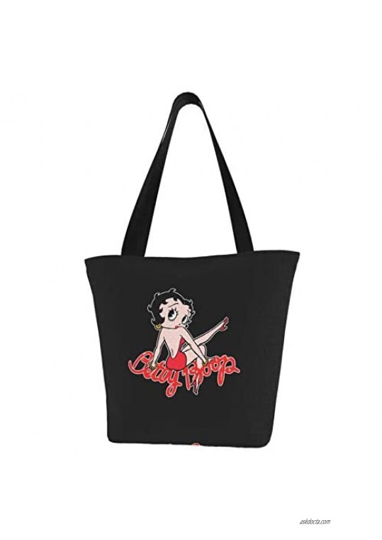 Syifasya Betty Boop Tote Bag  Shoulder Bag Top Handle Satchel Handbag For Women Work School Travel Business Shopping Casual
