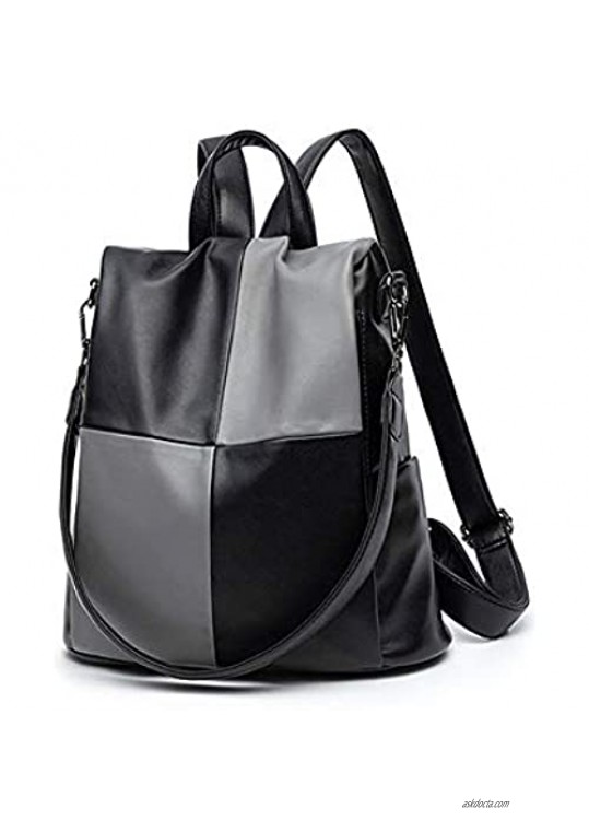 Women Travel Backpack Anti Theft Rucksack Casual Daypacks Ladies Patchwork Shoulder Handbags