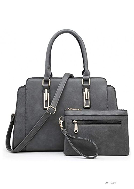 Women's Satchel Handbag Shoulder Purse Top Handle Tote Work Bag With Shoulder Strap