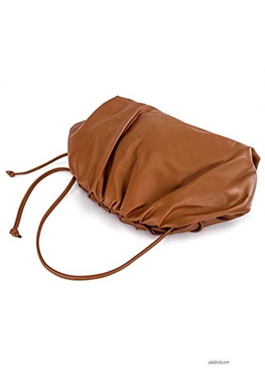 Dumpling Crossbody Bag  Cloud Handbag  Dumpling Purse Women Soft Clutch Shoulder Bag With Adjustable Strap