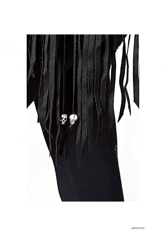 kreepsville 666 Elvira Bat Wing Fringe Shoulder Bag Women's Handbag Purse