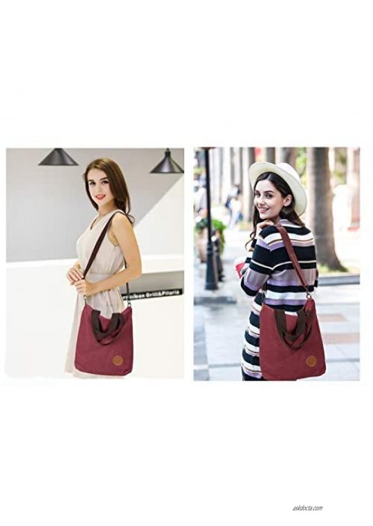 Women Tote Bag Myhozee Fashion Casual Shoulder Purse Cross body Handbags for School and Traveling