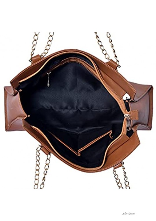 Leather Handbags Shoulder Tote Handle Satchel Large Crossbody Hobo Bags