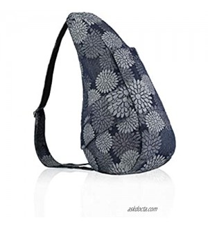AmeriBag Healthy Back Bag tote Print Extra Small (Flower Power Grey)