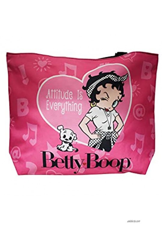 Betty Boop Large Tote Bag - Attitude is Everything
