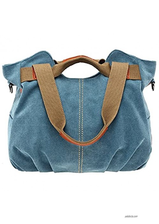 Women Ladies Bags Vintage Hobo Canvas Daily Purse Shoulder Tote Shopper Handbag